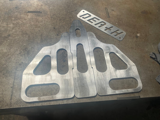 Lower gusset assembly 3 piece